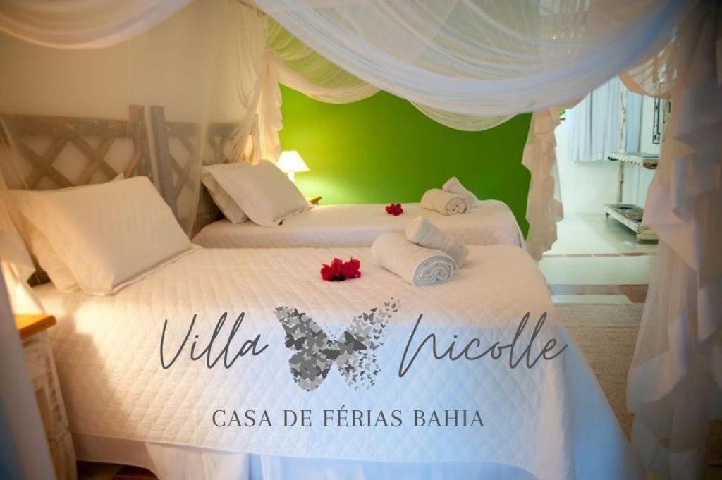 Villa Nicolle - Bahia - Praia do Espelho Esterno foto