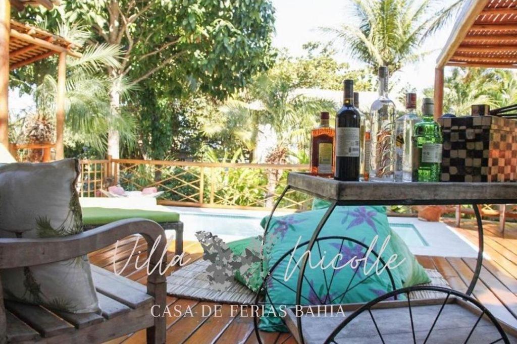 Villa Nicolle - Bahia - Praia do Espelho Esterno foto