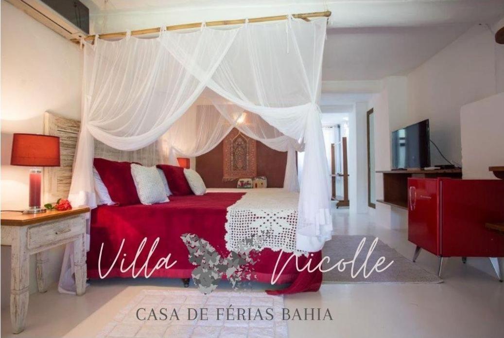 Villa Nicolle - Bahia - Praia do Espelho Esterno foto