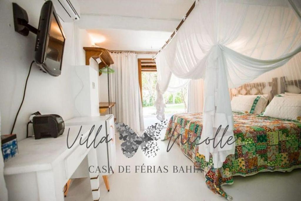 Villa Nicolle - Bahia - Praia do Espelho Esterno foto