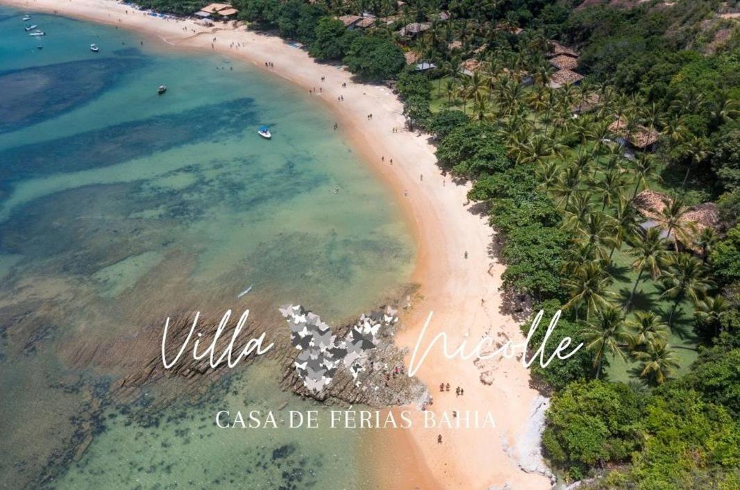 Villa Nicolle - Bahia - Praia do Espelho Esterno foto